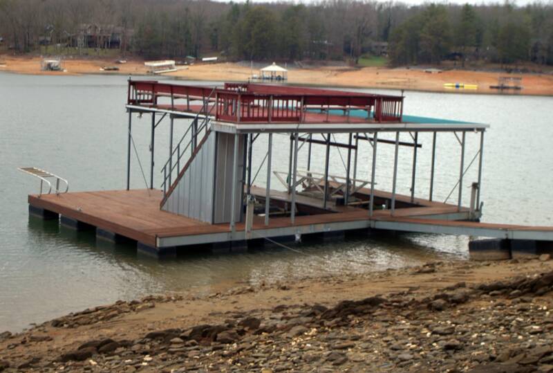 Used Double-Slip, Double Deck Dock from NGBL on Lake Blue Ridge ...